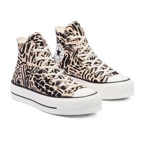 Converse All Star Leopard Platform Sneaker